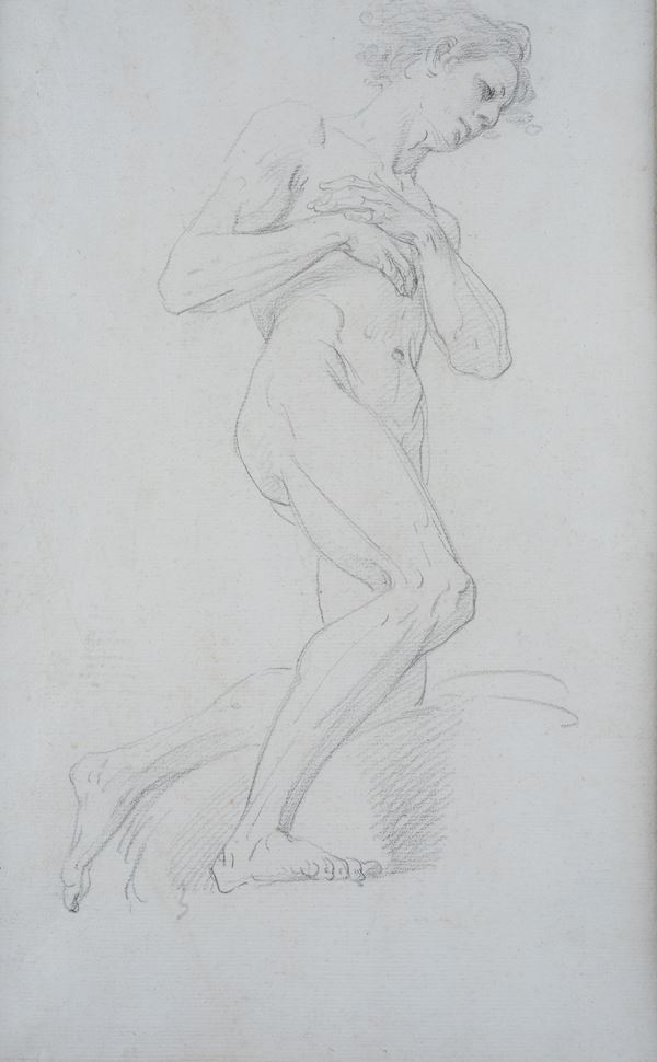 Attr. a Corrado Giaquinto - Studio di nudo inginocchiato