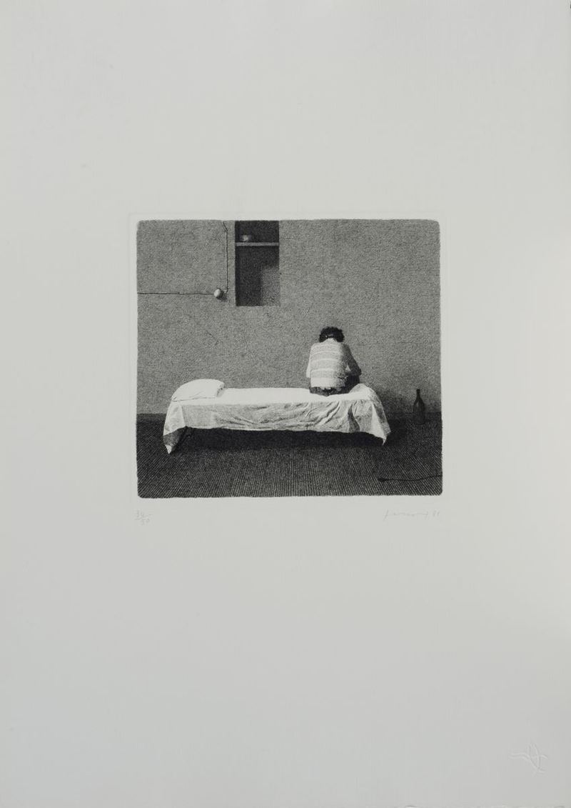 Gianfranco Ferroni - Giovane sul Lettino