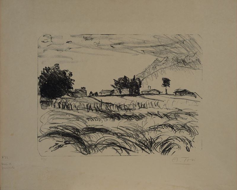 Arturo Tosi - Campi di Frumento
