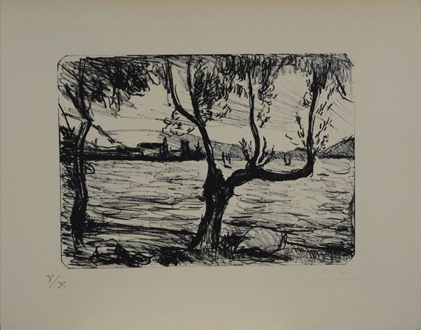 Arturo Tosi - Ulivi del Garda