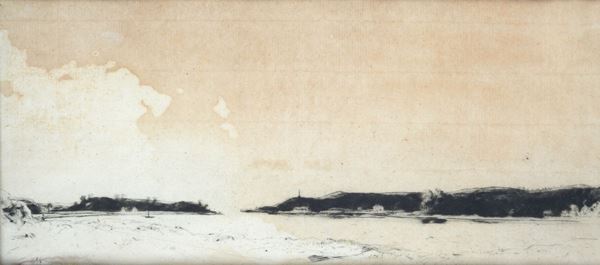 David Young  Cameron - The ferry, Loch Alvie