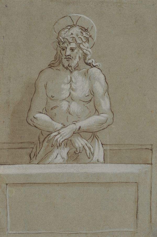 Scuola Toscana, XVI sec. - Risen Christ in the tomb