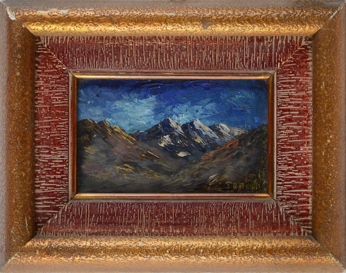 Anonimo, XX Sec. - Marina e Paesaggio Montano