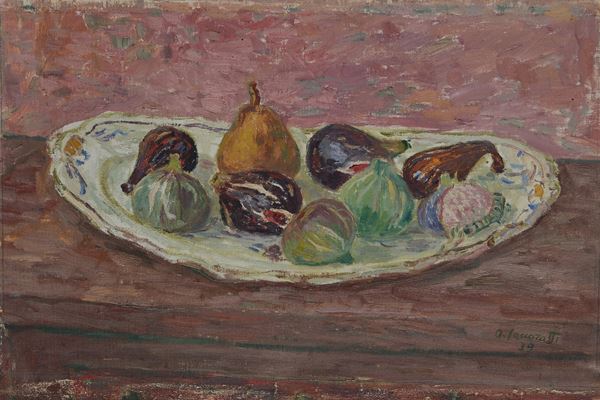 Oscar Saccorotti - Dish with figs and pear