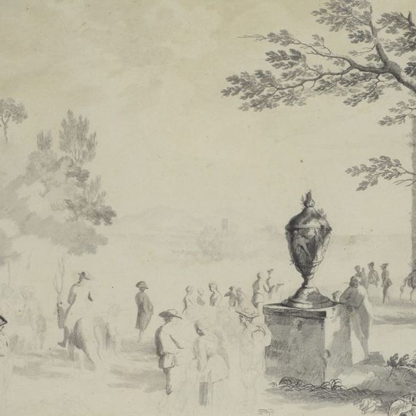 Anonimo, XVIII sec. - Paesaggio