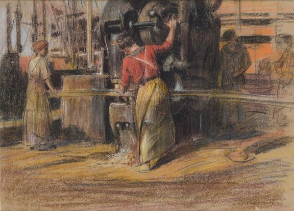 Adolf Hir&#233;my Hirschl - I work in a factory
