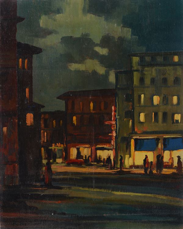 Renato Natali - Night in Livorno