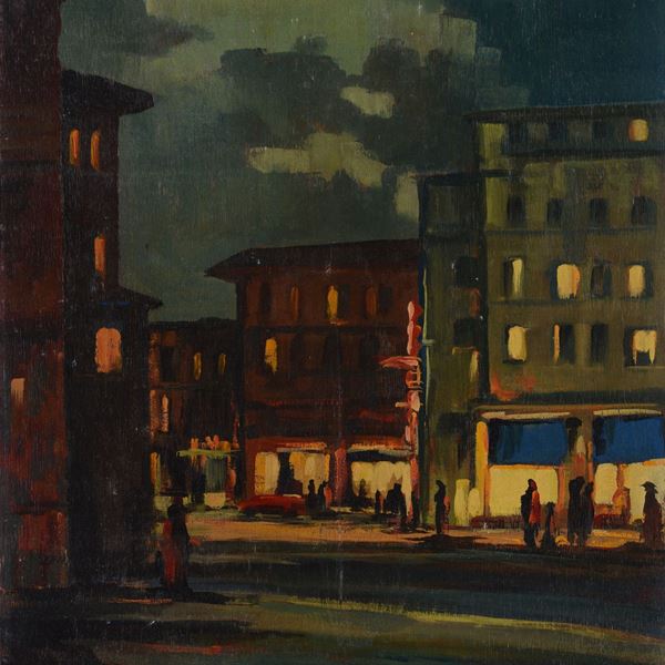 Renato Natali - Notturno a Livorno