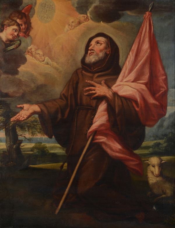Scuola Italia Settentrionale, XVIII sec. - St. Francis of Paula