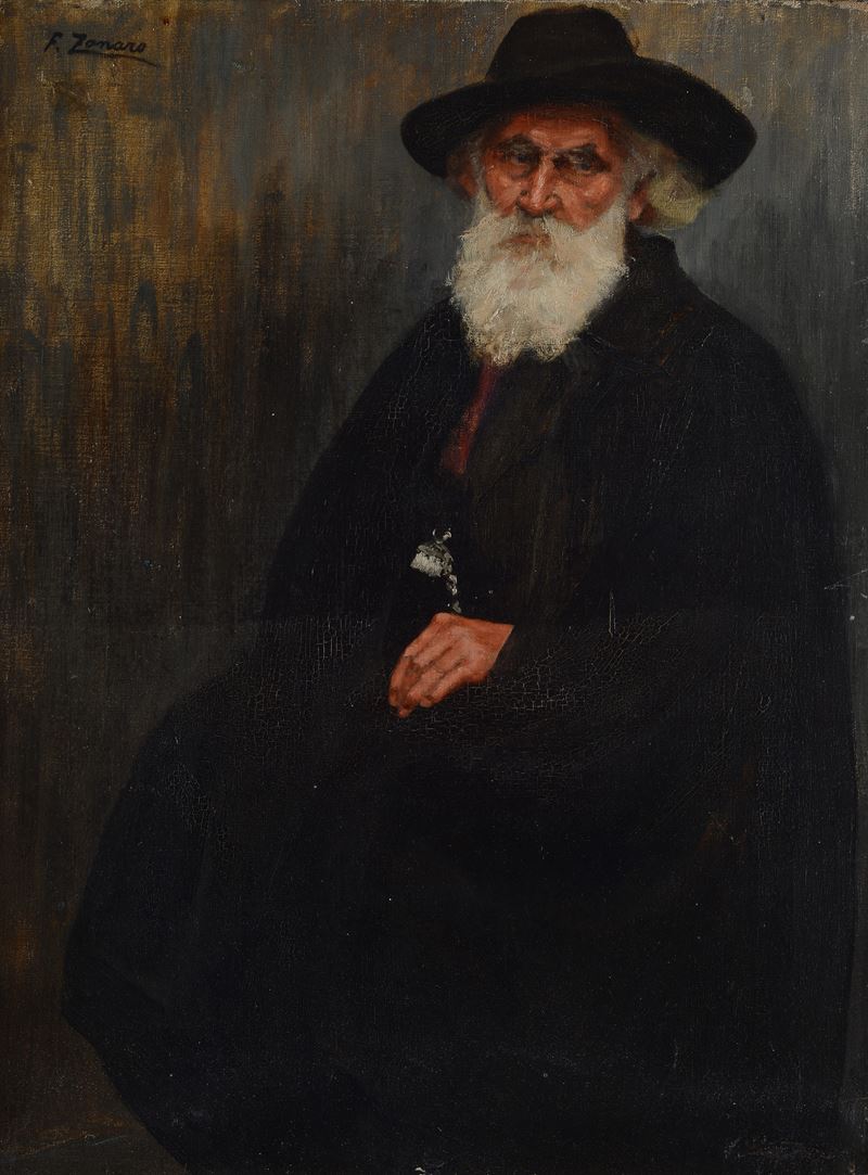 Fausto Zonaro - Ritratto di Uomo con Barba