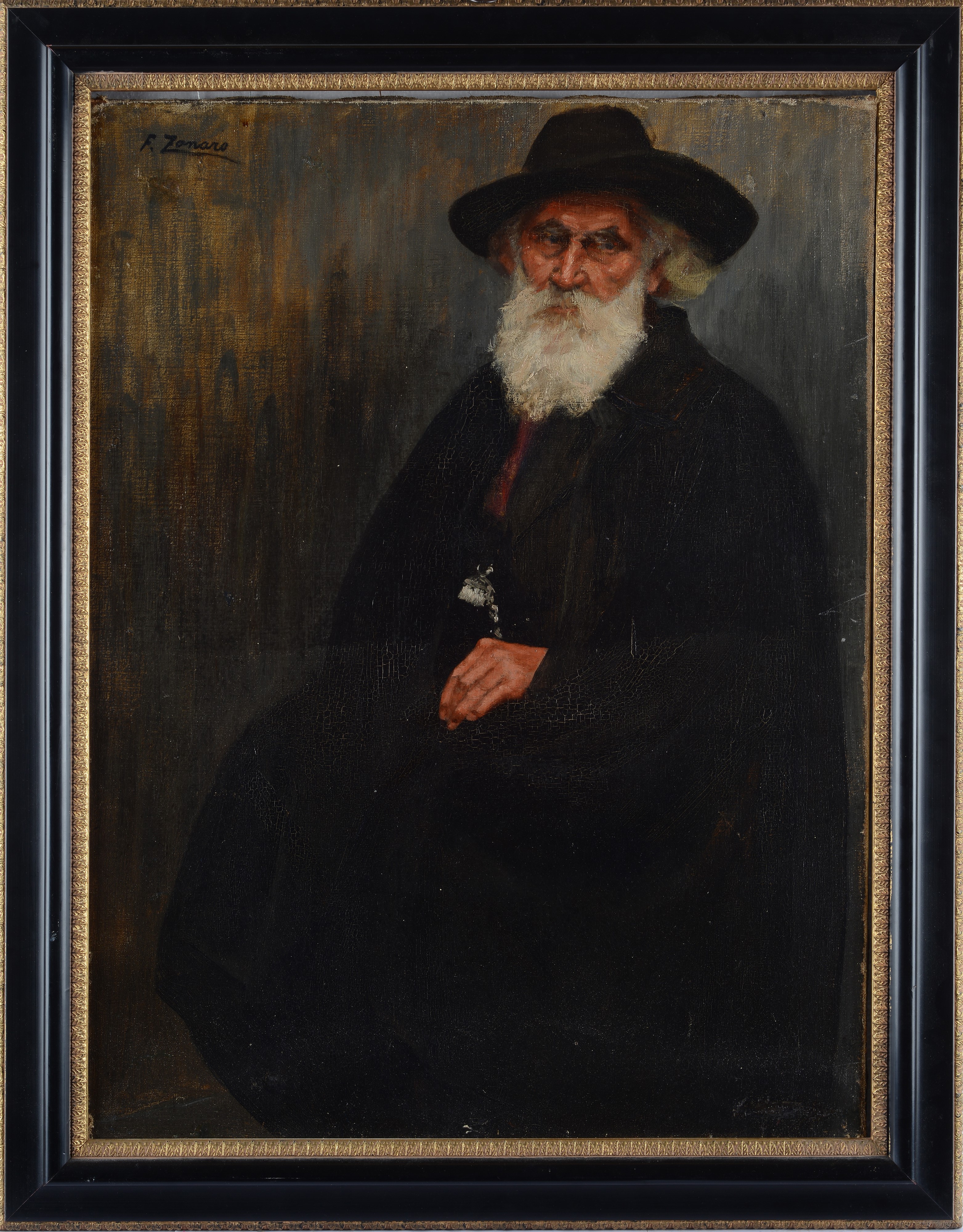 Fausto Zonaro - Ritratto di Uomo con Barba