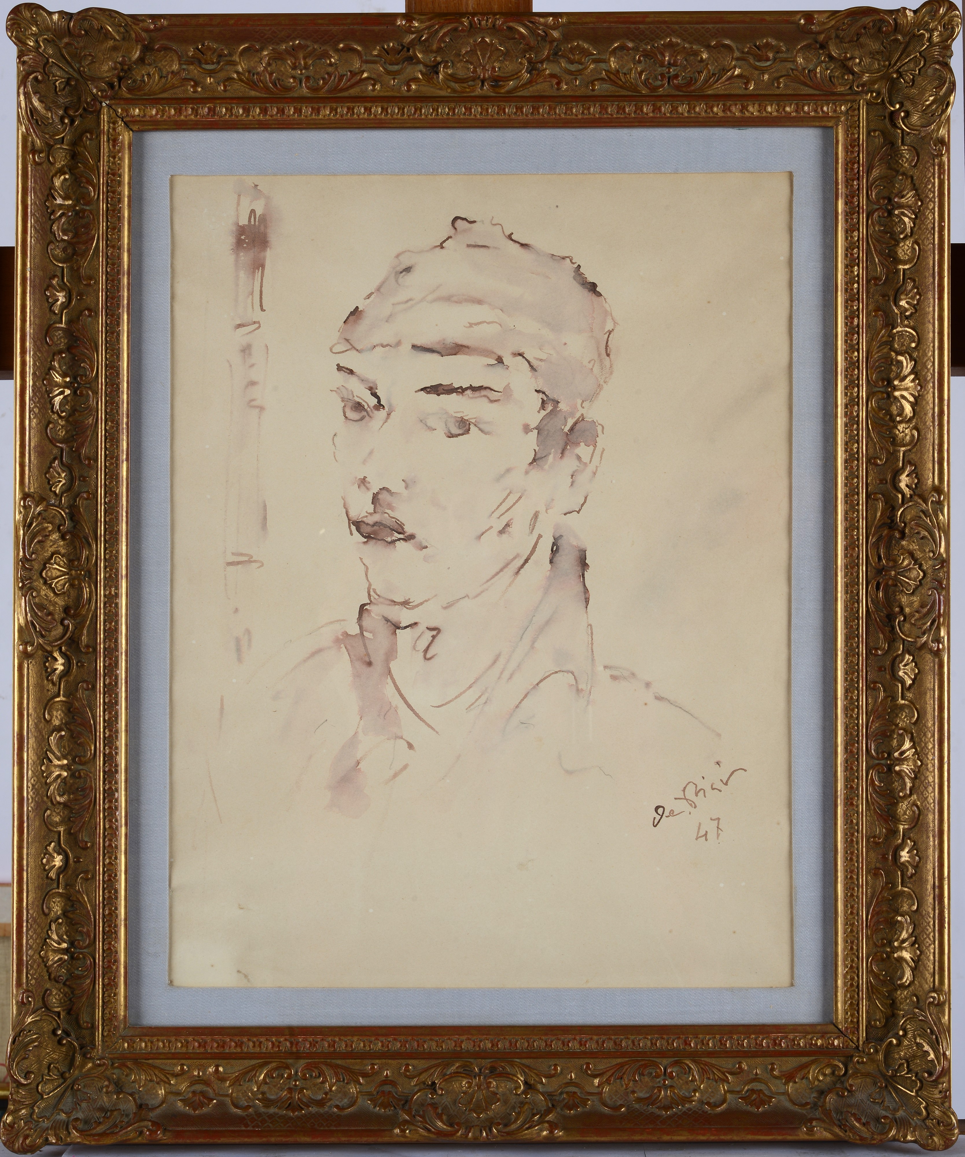Filippo De Pisis - Volto di Giovane