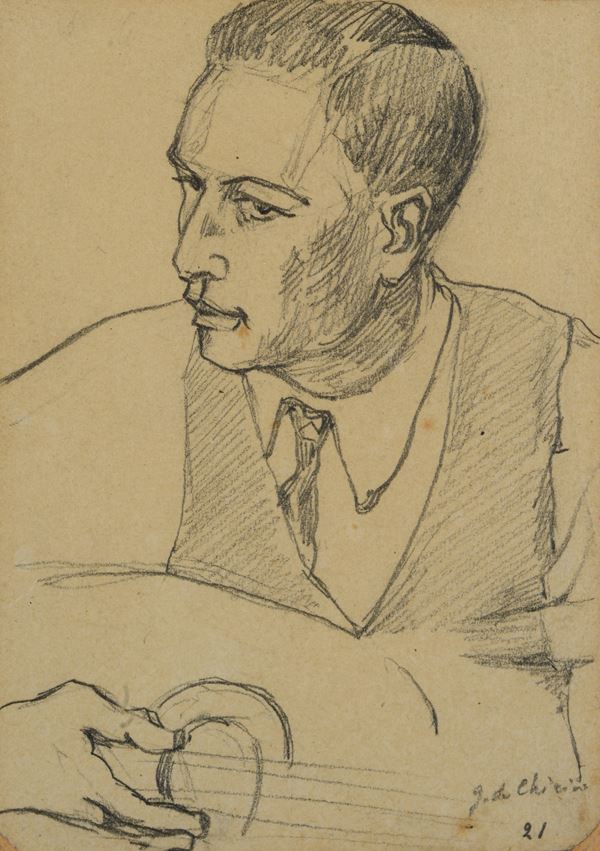 Giorgio de Chirico - Guitar player
