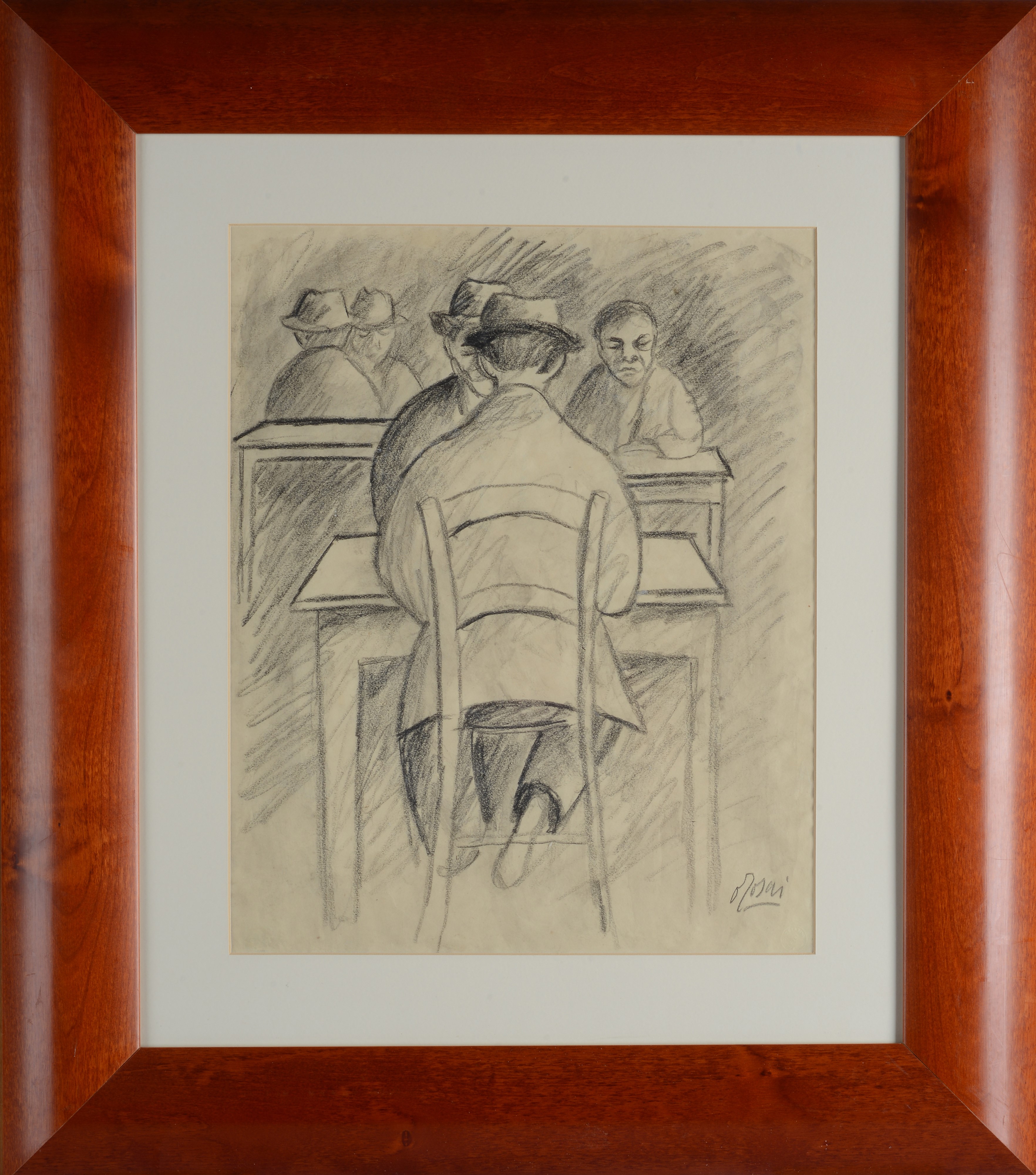 Ottone Rosai - Figure All'osteria