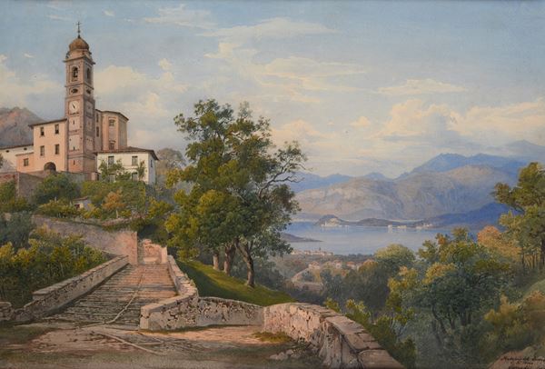Hermann Corrodi - Madonna del Soccorso, Lago di Como