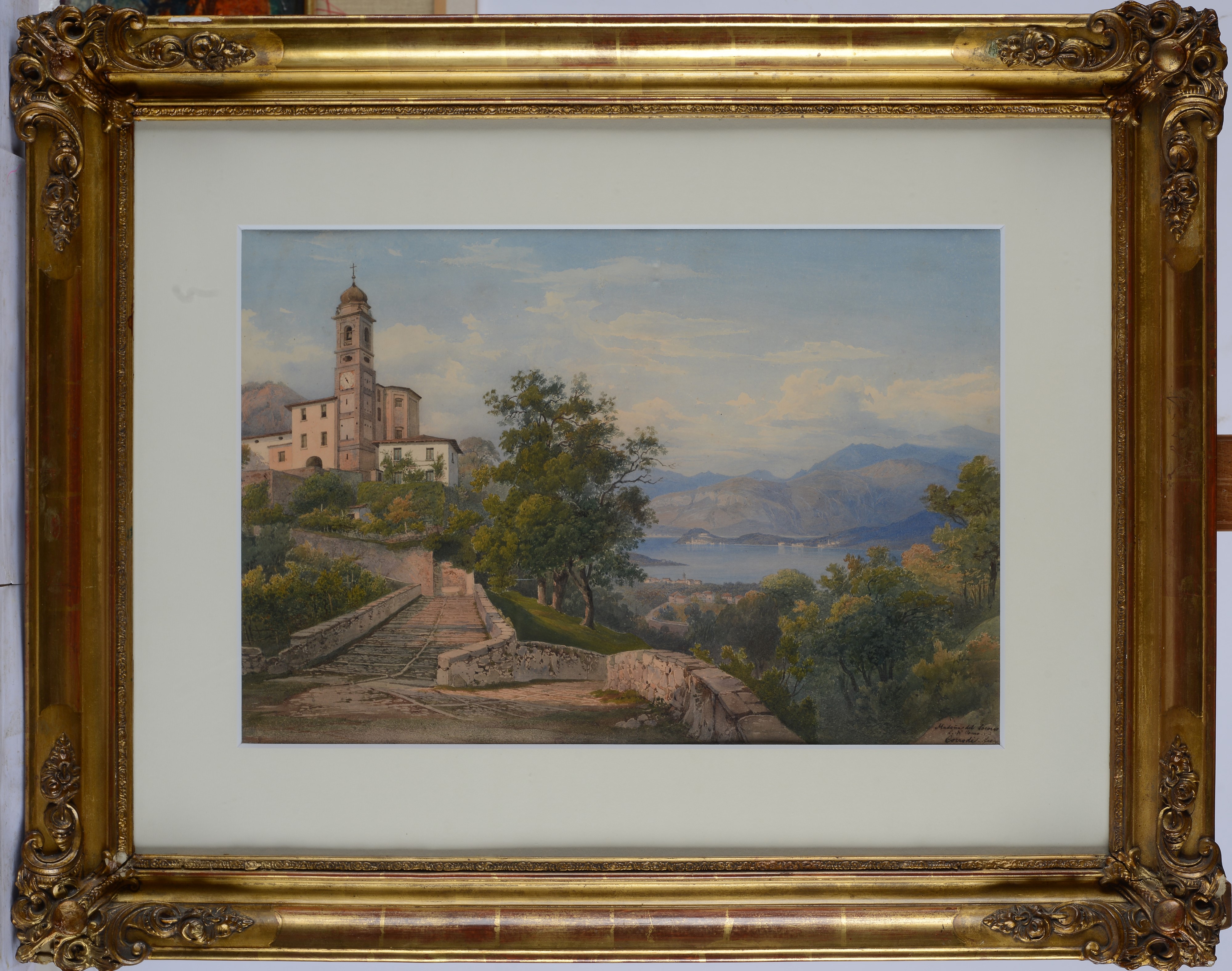Hermann Corrodi - Madonna del Soccorso, Lago di Como