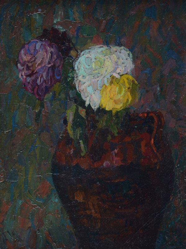 Attr. a Benvenuto Benvenuti - Vaso di fiori  