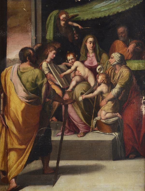 Scuola Fiorentina, XVI - XVII sec. - Sacra famiglia