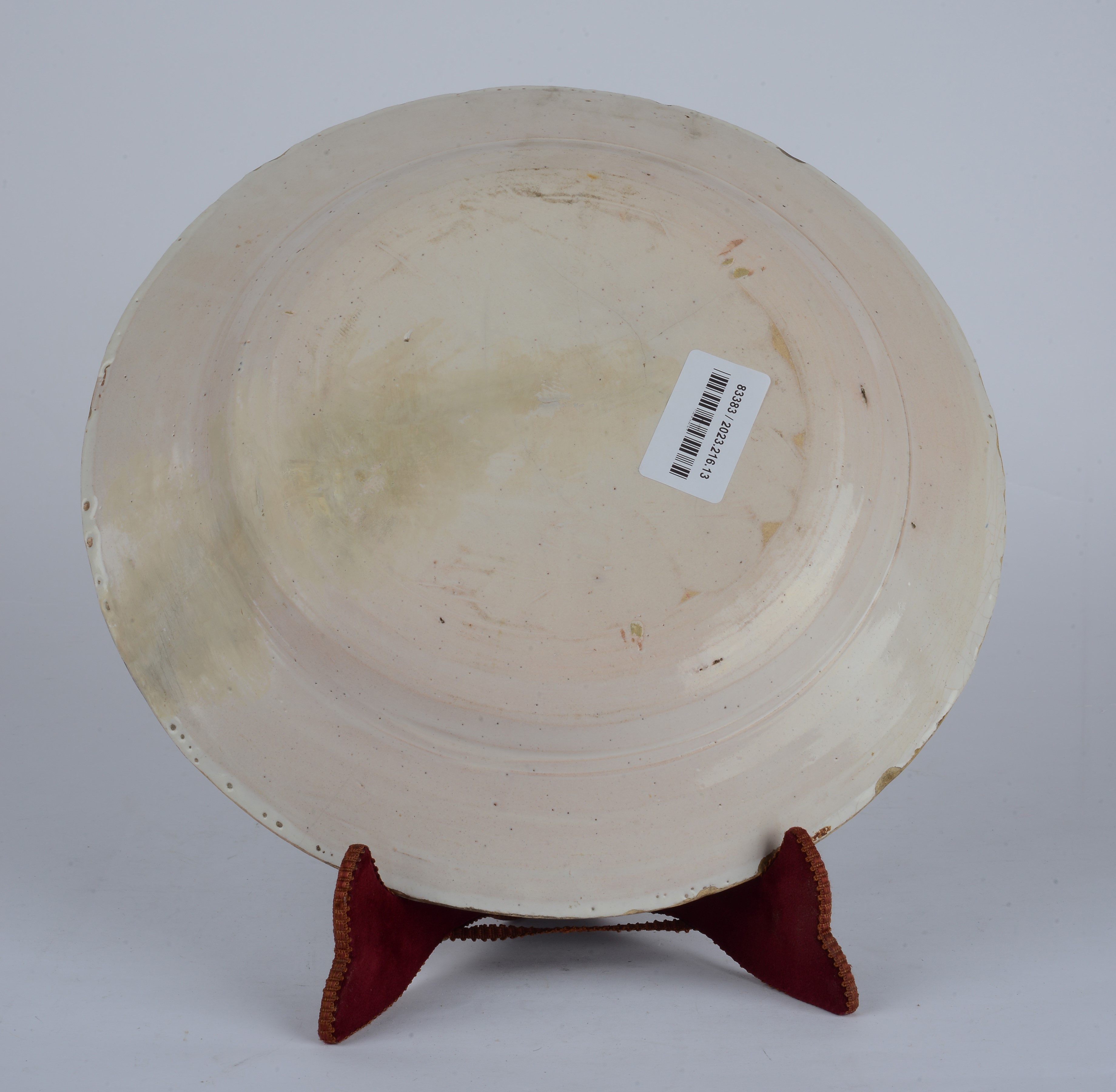 Piatto in Maiolica Bianco - Blu
