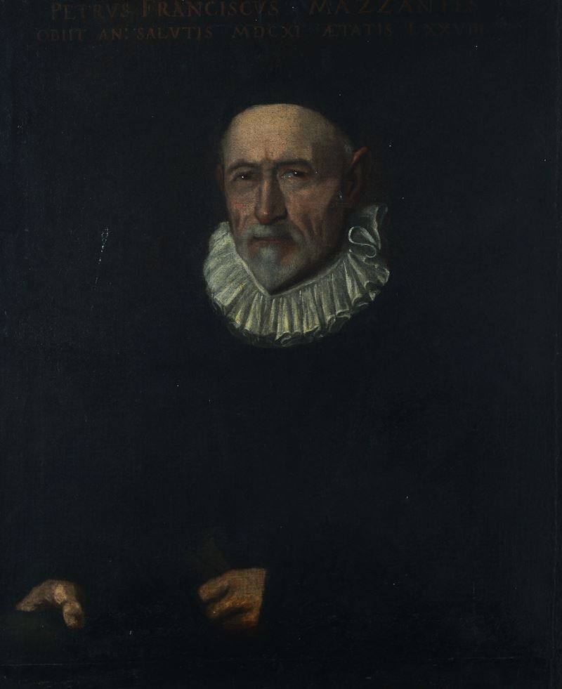 Scuola Italia Centrale, XVII Sec. - Ritratto di Pietro Francesco Mazzanti