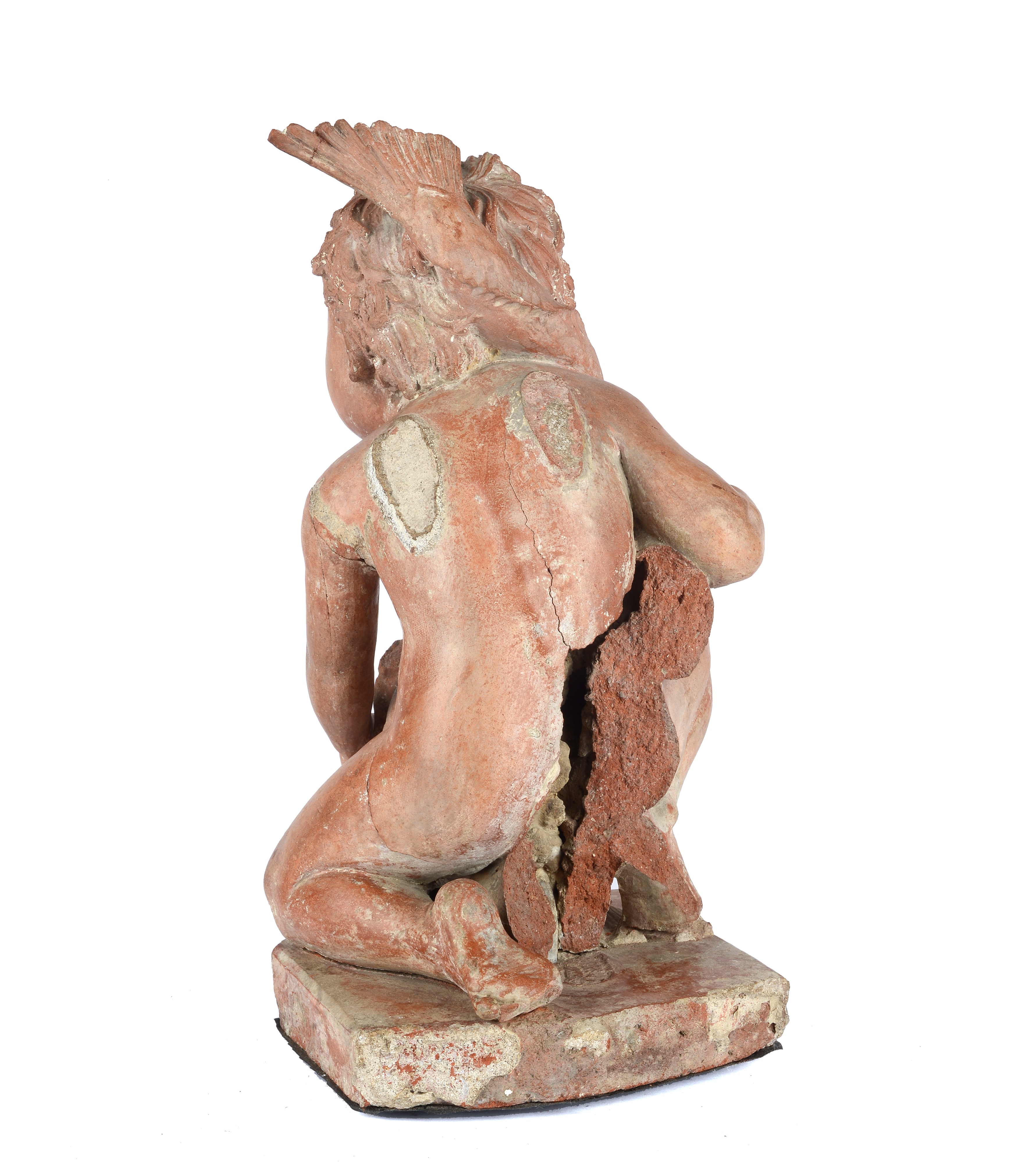 Bocca di Fontana con Putto Ridente che Abbraccia un Delfino