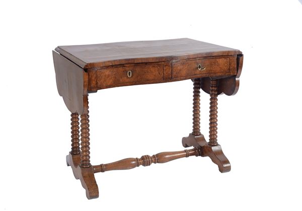 Striped writing table