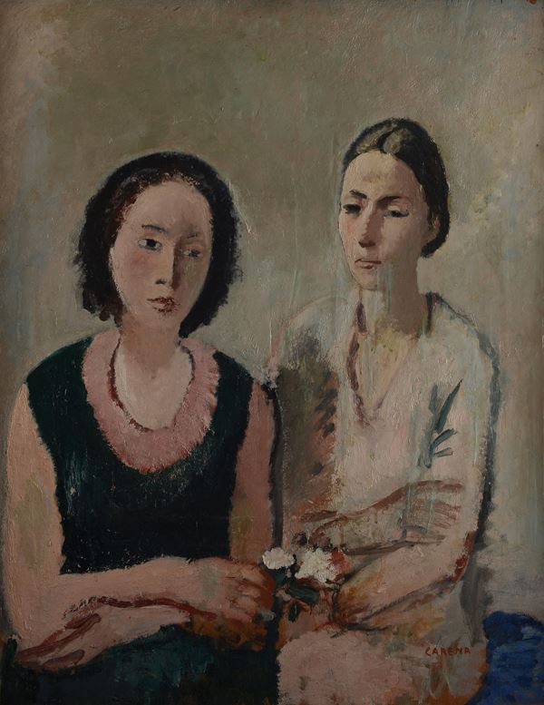 Felice Carena - Madre e figlia