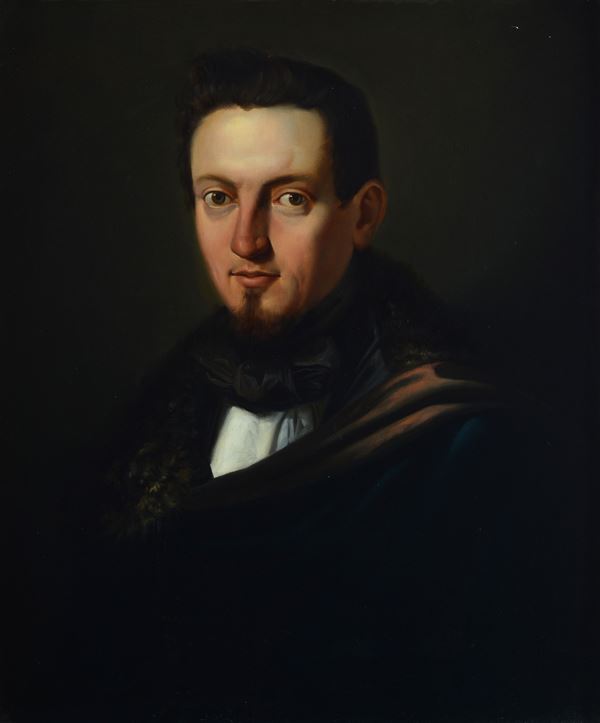 Anonimo, XIX sec. - Portrait of an aristocrat