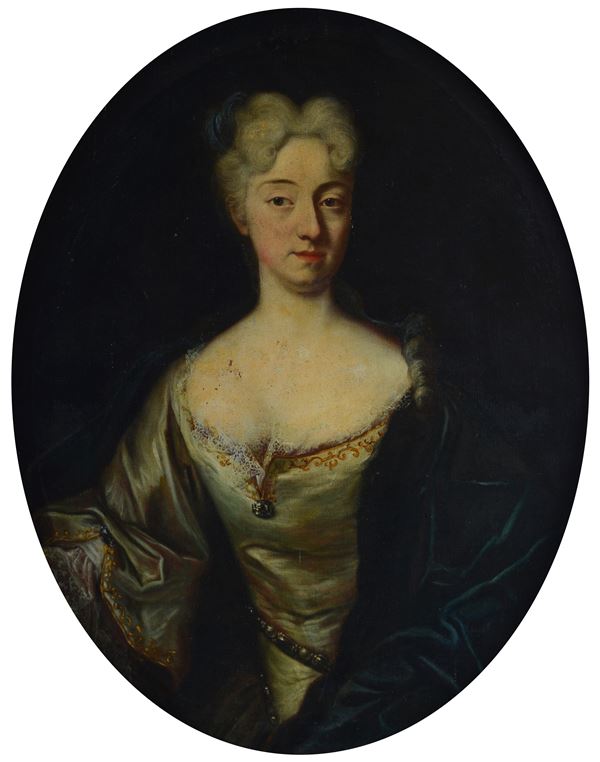 Anonimo, XIX sec. - Portrait of a noblewoman
