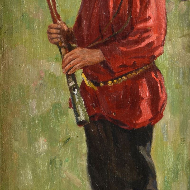 Ivan Semionovich Kulikov - Uomo con Flauto