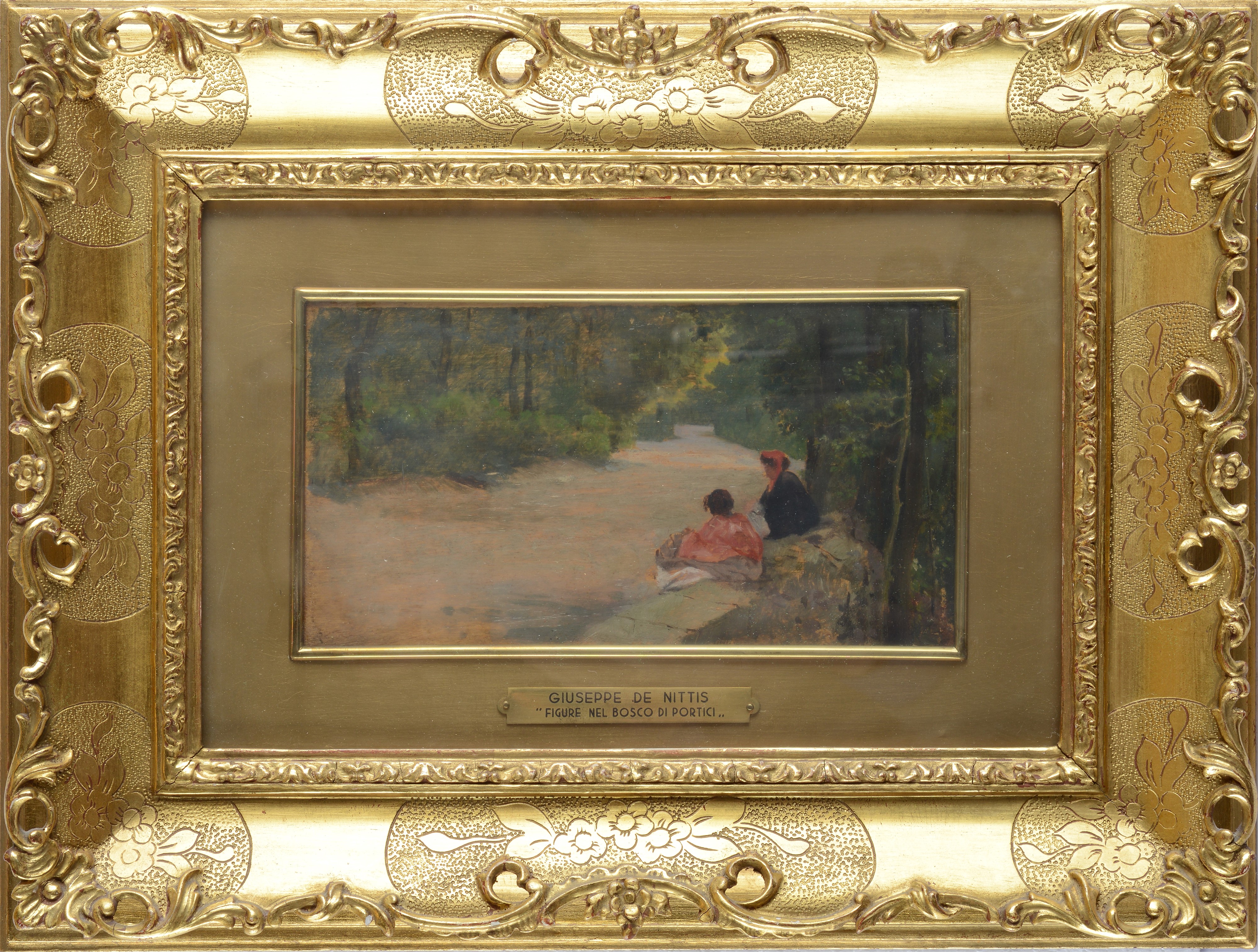 Giuseppe De Nittis - Figure nel Bosco di Portici