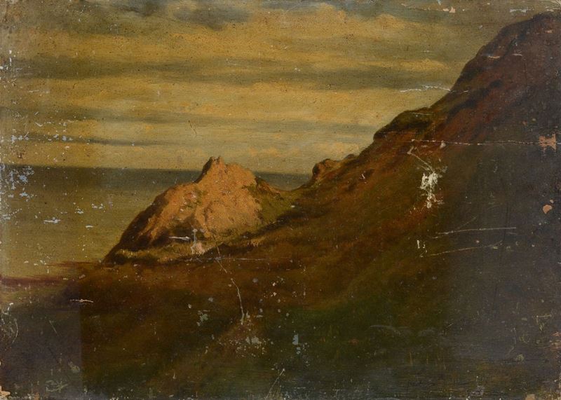 Anonimo, XIX Sec. - Scogliera