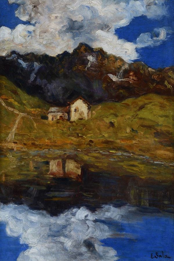 Eugenio Sala - Paesaggio montano