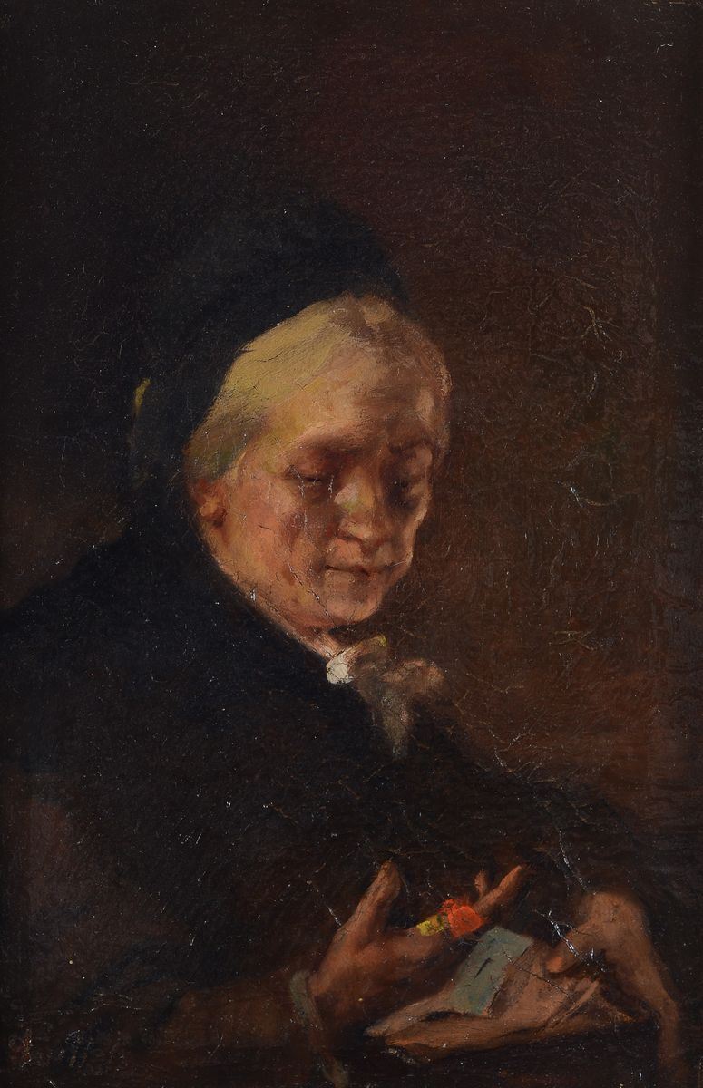 Anonimo, XX Sec. - Ritratto di Signora