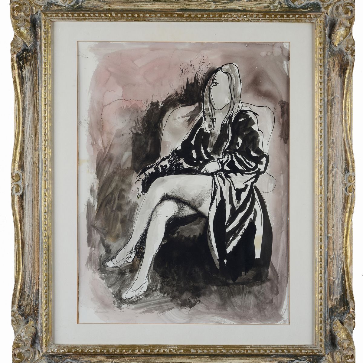 Renato Guttuso - Figura nello Studio