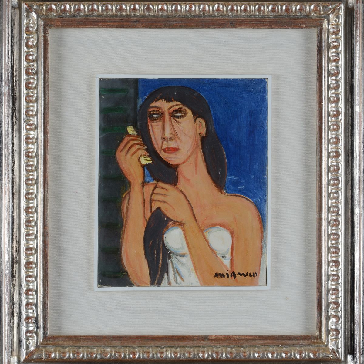 Giuseppe Migneco - Donna che Si Pettina