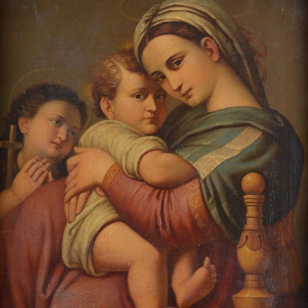 Anonimo, XIX sec. - Madonna della Seggiola (da Raffaello)