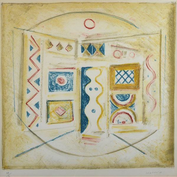 Massimo Campigli - The yellow room