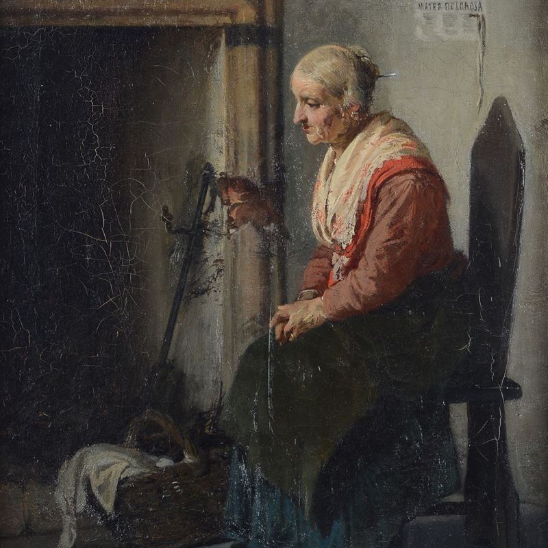Vespasiano Bignami - Ritratto di Signora Seduta