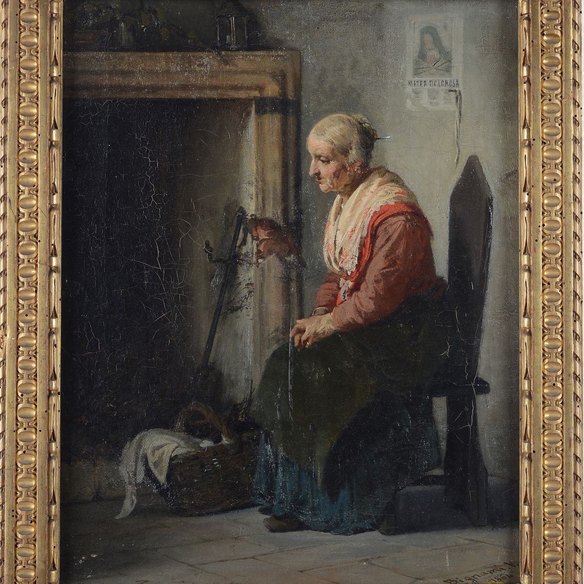 Vespasiano Bignami - Ritratto di Signora Seduta