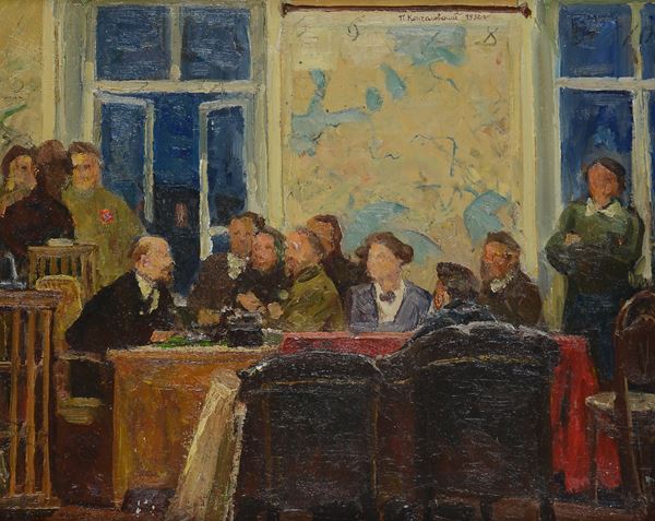 Anonimo russo, XIX - XX sec. - War meeting