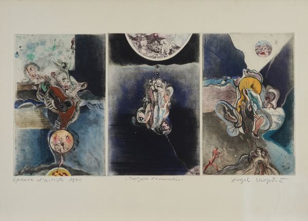 Virgil  Nevjestic - Annunciation triptych