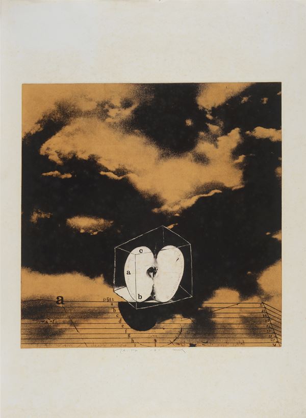 Janez Bernik : - to-  (1970)  - Etching - Auction GRAPHICS, AND EDITIONS - Galleria Pananti Casa d'Aste