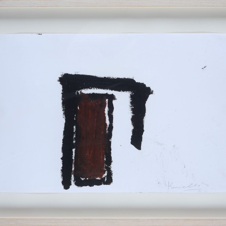 Jannis Kounellis - Senza Titolo (catrame XIX)
