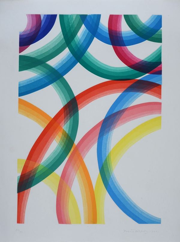 Piero Dorazio : Without title  - Aquatint on zinc on Arches paper - Auction GRAPHICS, AND EDITIONS - Galleria Pananti Casa d'Aste