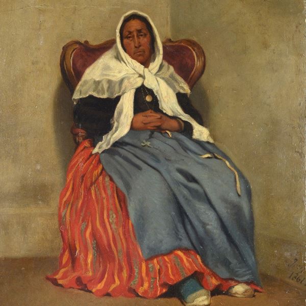 Pio Joris - Portrait of a seated woman