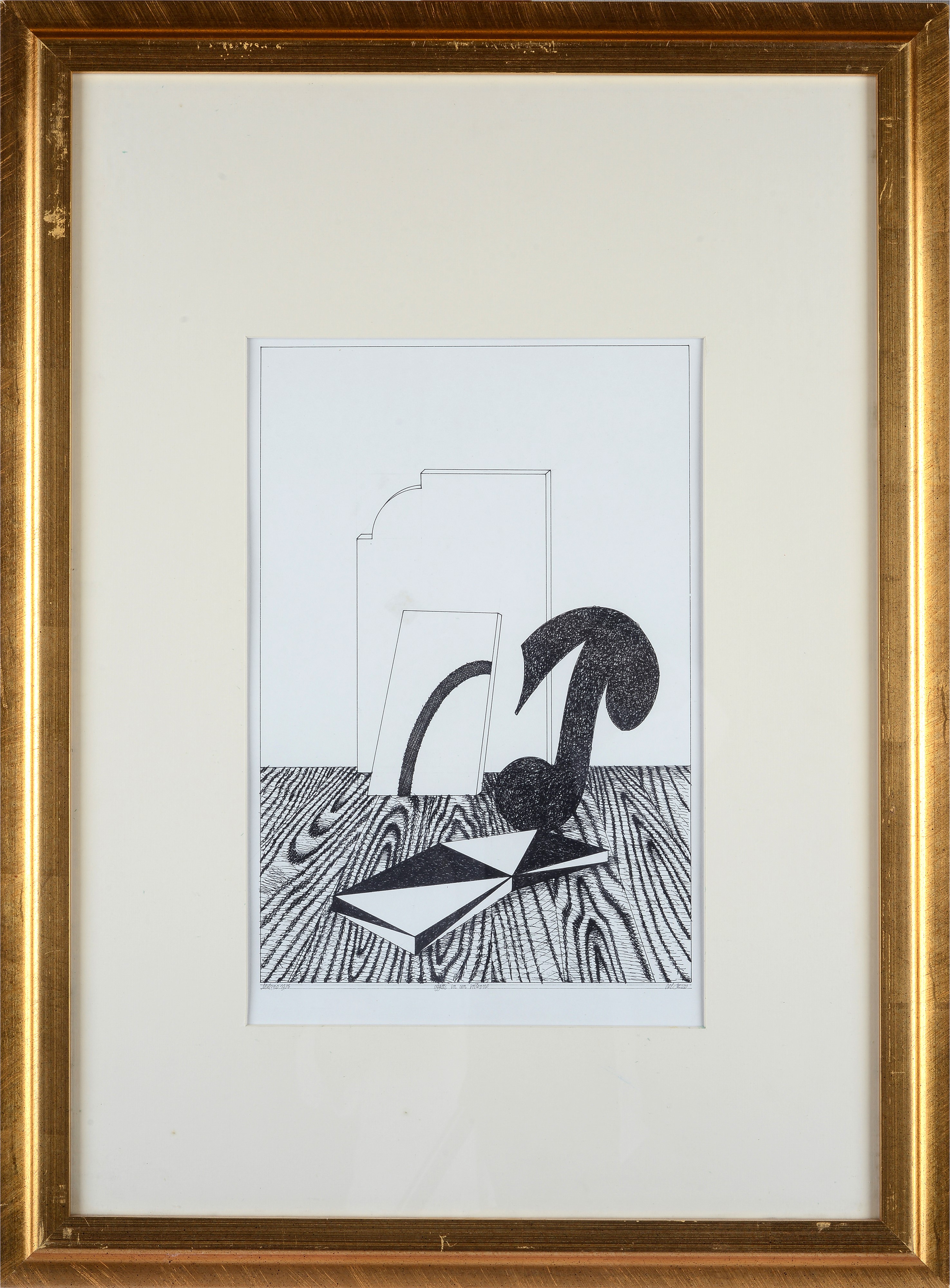 Lucio del Pezzo - Oggetti in Interno