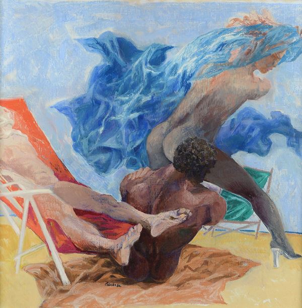Ennio Calabria - Studio per una spiaggia