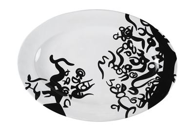 Bianco Nero, ceramica, 2005, 44x62 cm, es. 2/6