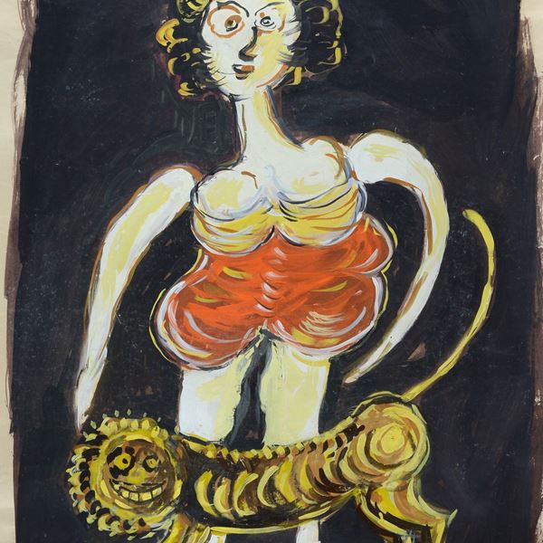 Jes&#250;s Reyes Ferreira - Woman with lion